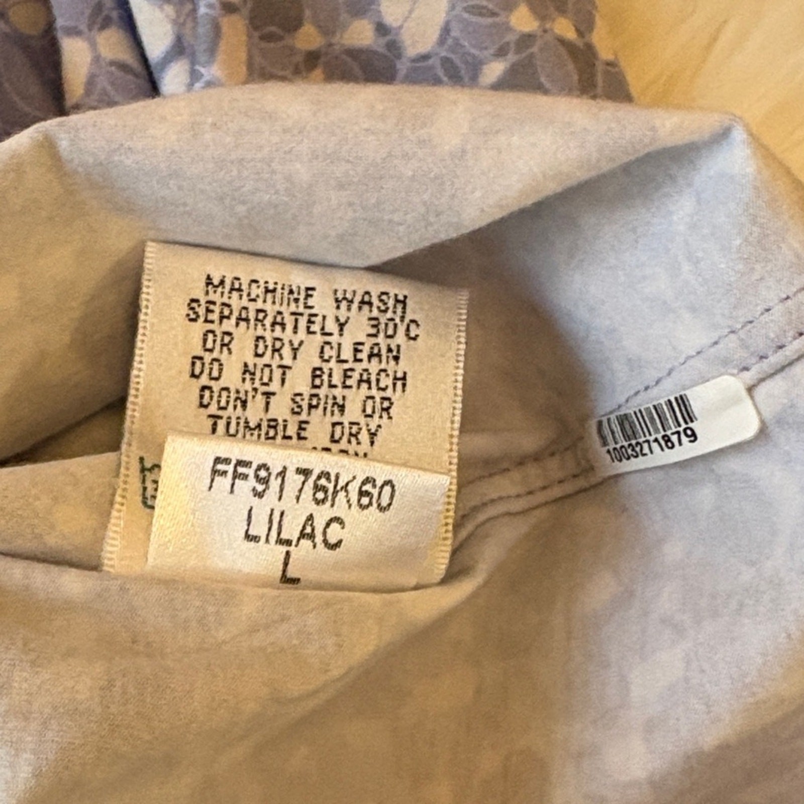 Bugatchi Light Lilac & White Patterned Shirt - image 6