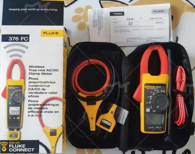 FLUKE 376FC WIRELESS TRUE RMS AC/DC CLAMP METER SHIPS FAST/NEW