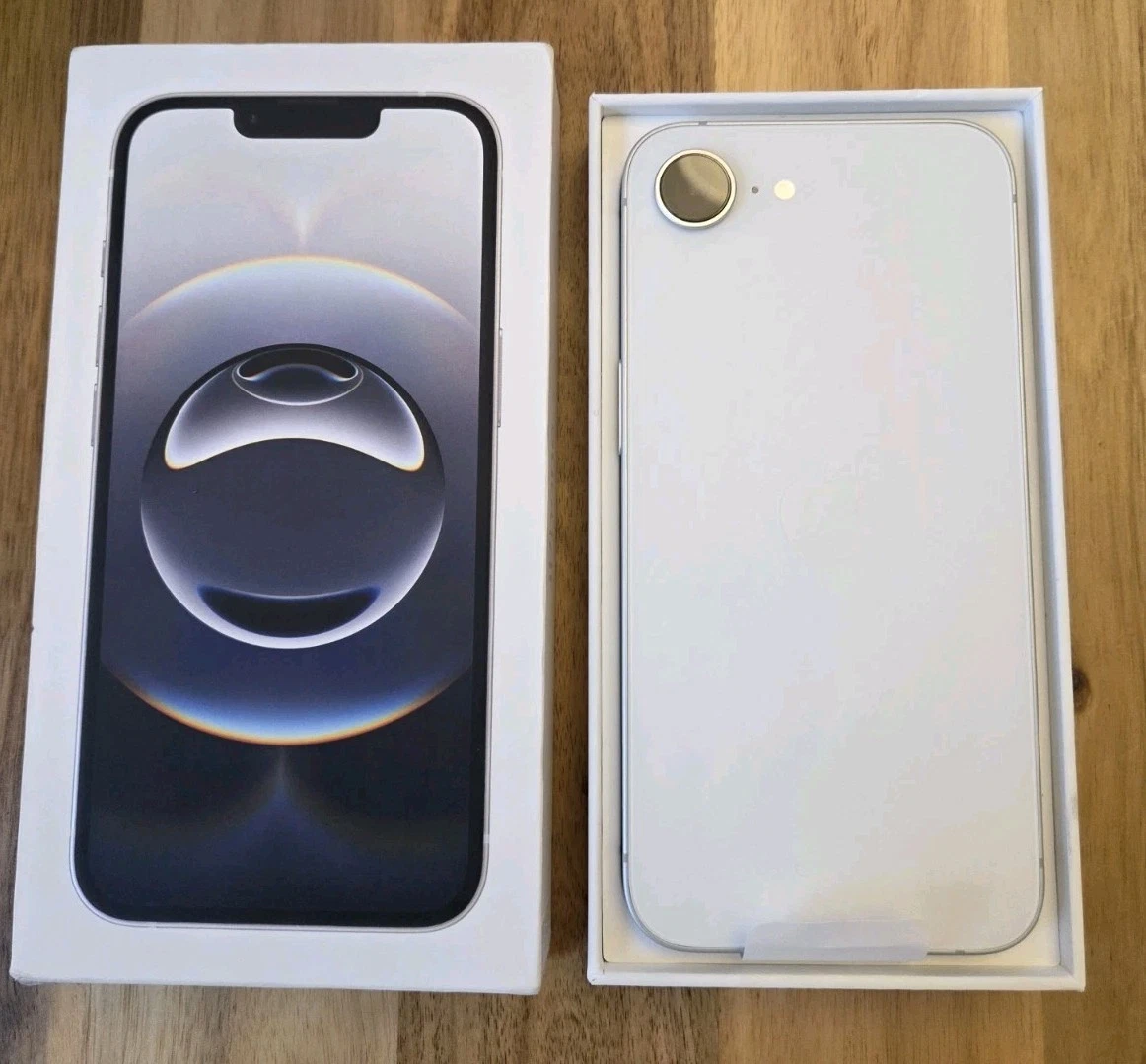 Apple iPhone 16e - 128GB - White (Cricket) Unused Open Box