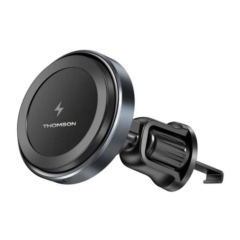 Porte téléphone - THOMSON - Magnétique - Chargeur de voiture sans fil QI - 15 W - Photo 1/1