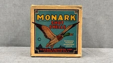 RARE Vintage Monark  Federal 12 Ga Shotshells Empty Box - U.S. Property stamp
