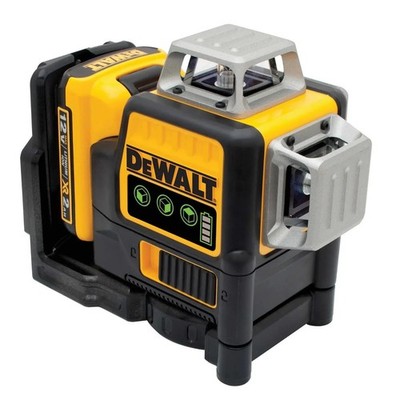 DeWalt DW089LG 12V Kreuzlinienlaser 3x360° Grün Selbstnivellierend Profi-Set