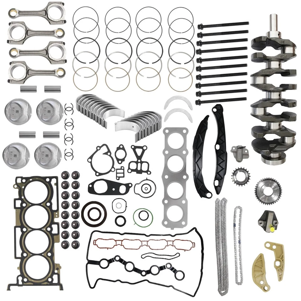 G4KJ 2.4L Engine Rebuild Kit - Timing Kit For Hyundai Tucson Kia Optima Sportage - Image 2 of 4