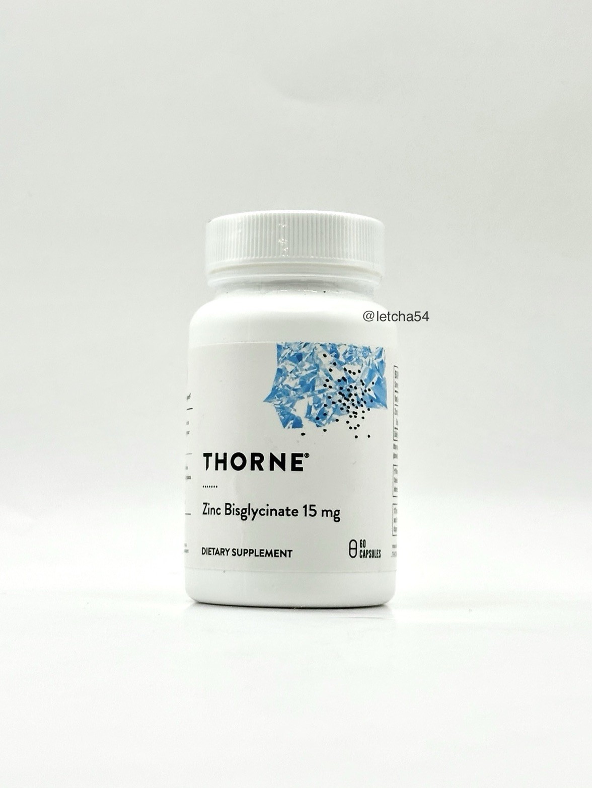 Thorne Zinc Bisglycinate 15 Mg (60 Capsules) Sealed