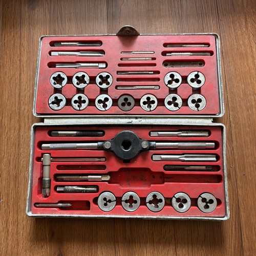 Vintage CRAFTSMAN Kromedge Adjustable Tap & Die Set 9-5209 Complete Made In USA