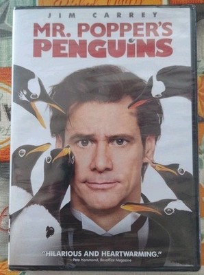 Mr. Popper's Penguins - DVD - Jim Carrey NEW