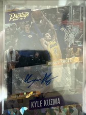 2017-18 Panini Prestige - Bonus Shots Signatures Kyle Kuzma #56 Crystal (AU, RC)