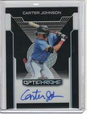 2025 LEAF OPTICHROME CARTER JOHNSON ROOKIE/RC AUTO #1/1
