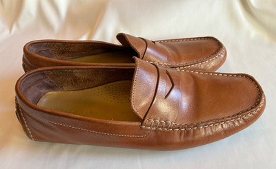 Cole Haan Shoes Howland Penny Loafer Driving Moccasins Saddle Tan Men s 10
