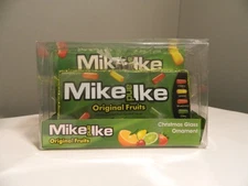 Kat & Annie Mike and Ike Glass Christmas Ornament