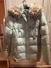 Damen Jacke Winter SOCCX Gr L/40 Neu mit Etikett 179€Farbe Eisblau mit Kapuze NP