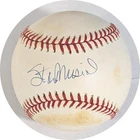 Stan Musial Autographed NL White Baseball JSA CK72943