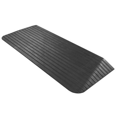 Silver Spring Rubber Threshold Ramp for Wheelchairs, Scooters & More, 2'' Rise