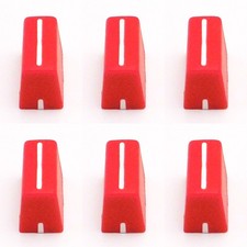 6pcs Fader Knob Cap For Denon Numark Red Pioneer DDJ-SX SZ Rane 61 62 64 68