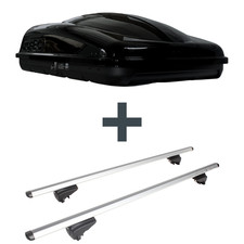 Dachbox Topbox TopBox 350 + Dachträger Menabo für Renault Talisman Kombi KP EBA