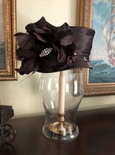 WOMEN  S MS. DIVINE DESIGNER KY DERBY/HALLOWEEN HAT w/RHINESTONES/FEATHERS-NWT