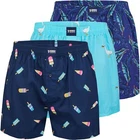 3 HAPPY SHORTS boxer shorts web boxer funny motifs design tropical goose ice