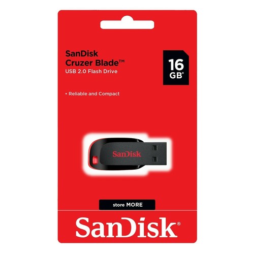 SanDisk Cruzer Blade USB 16Gb 32GB 64GB 128GB Flash Drive for Windows and Mac - Picture 4 of 24