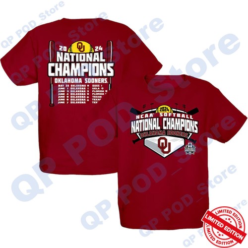 SALE!!_ Oklahoma Sooners 2024 NCAA Softball Women's College World Series TShirt eBay