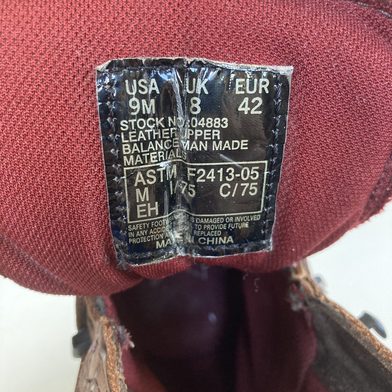 Wolverine 04883 Multishox Leather Waterproof Stee… - image 6