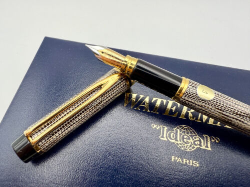 WATERMAN LE MAN 200 RHAPSODY CAVIAR FOUNTAIN PEN FINE 18K - Picture 4 of 12