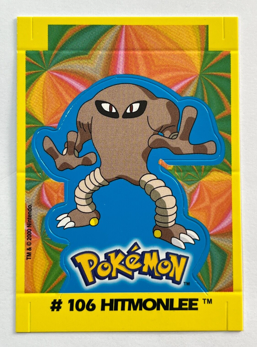 2000 POKEMON Navarrete Buildable Card #106 HITMONLEE Kanto