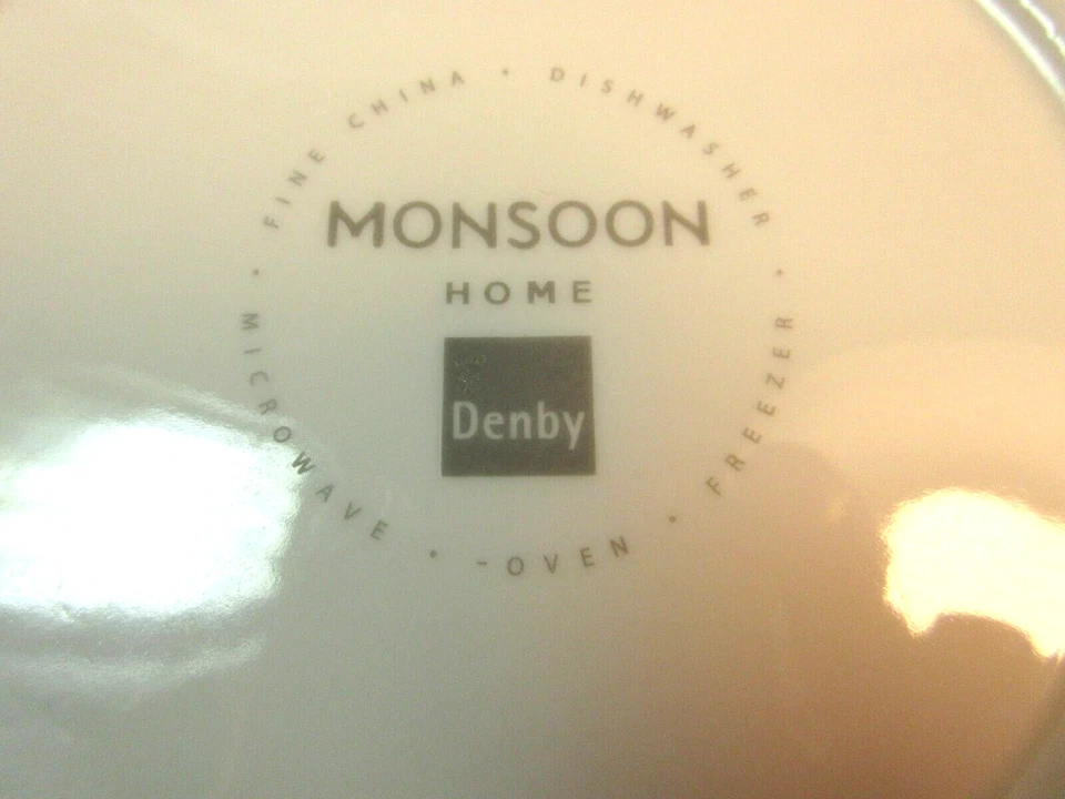 Denby-Langley Monsoon Home DAISY *1 tazón de pasta individual* 9 1/2" porcelana fina Foto 4 de 4