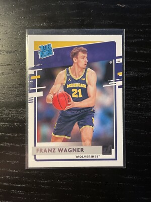 Franz Wagner Rated Rookie Panini Donruss Michigan Wolverines