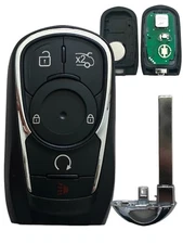 Remote Keyless Entry Fob Replacement Uncut Car Key Blade For Buick 5b (HYQ4EA)
