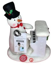 Hallmark 2023 20th Anniv Sing-Along Jingle Pals Snowman Plush Sound Light Motion