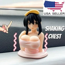 Shaking Chest Kanako Car Dashboard Decoration Anime Sexy Doll Figurine Gift