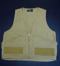 Vintage Sears Roebuck Field Tested Shooting Hunting Zip Up Vest - Shell Holders