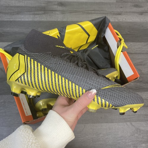 Nike MERCURIAL SUPERFLY 6 Elite FG GRIGIO GIALLO TAGLIA UK8 US9 EUR42.5  AH7365 070 | eBay