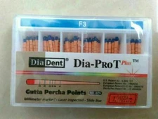 DiaDent Tapered Dia-PRO T PLUS Gutta Percha Points ML.029 Size F3 60/Box