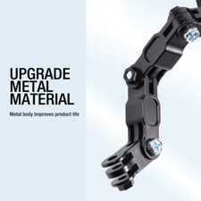 Motorcycle Helmet Chin 360  Rotating Bracket Mount For GoPro Insta360 Arm Set Au