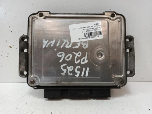 9647158080 Centralina Motore Uce Per PEUGEOT 206 E-Music 2003 3906222 - Foto 1 di 10