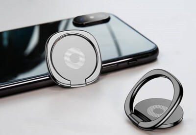 Finger Ring Holder Stand Grip 360° Rotating For Cell Phone Car Magnetic Mount A+
