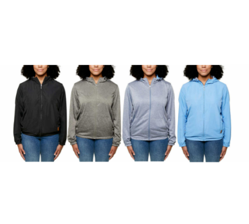 Voyager Ladies' UV Protection 50+ Reversible Windbreaker Jacket