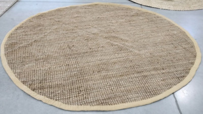 NATURAL 9' X 9' Round Broken Thread Rug, Reduced Price 1172725280 NF747A-9R