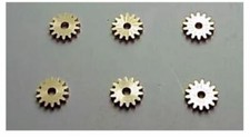 MODEL MOTORING T-JET  AFX 6 ARMATURE GEARS . 14 TOOTH