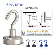6kg/32kg Strong Magnetic Hooks Hanger cruise ship Key Holder Kitchen fridge