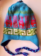 New Peruvian handmade chullo - hat - hat Unisex - Beanie - knitted in wool