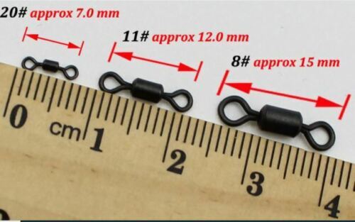 Gardner Covert QC Flexi Ring Hook Swivels – Carp & Coarse
