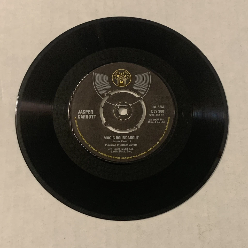 Jasper Carrott Funky Moped Magic Roundabout Single 45 1975 UK Import Jeff Lynne - Image 4 of 4