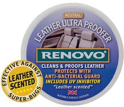 Renovo Leather Ultra Proofer - Leather Supplement Sealant, Cleans & Waterproofs
