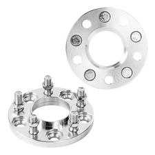 2x 15mm Thick 5x115 71.5mm Bore HubCentric Wheel Spacer For Charger Challenger