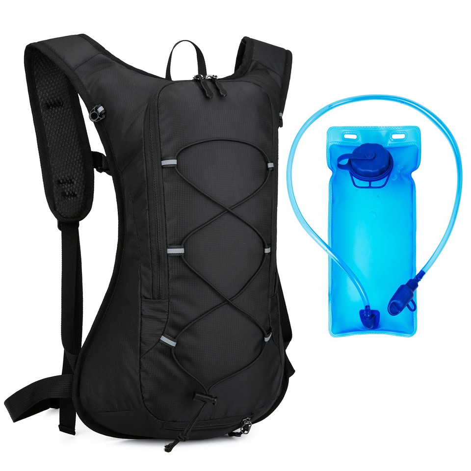10L Cycling Hiking Backpack Travel Lightweight Hydration Pack +2L Water