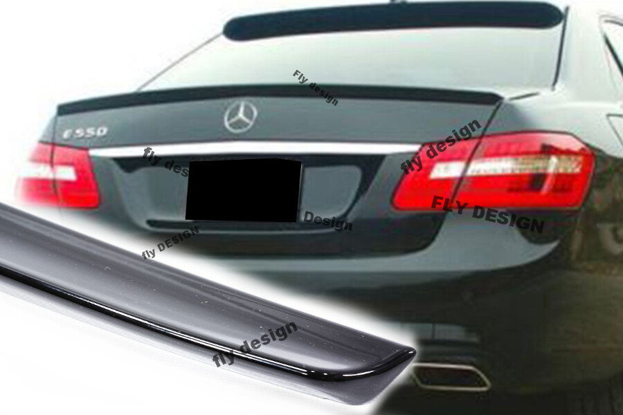 Heckspoiler Für Mercedes E-Klasse W211 Limousine 2002-2009 - Schwarz Hochglanz