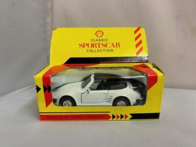 SHELL SPORTSCAR COLLECTION Modellauto - PORSHE 911 TURBO CABRIOLET WEISS