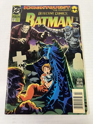 DC Comics Detective Comics Batman Knightquest The Crusade Issue 671 Comic Book